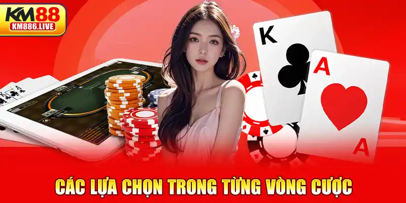 Các lựa chọn trong từng vòng cược